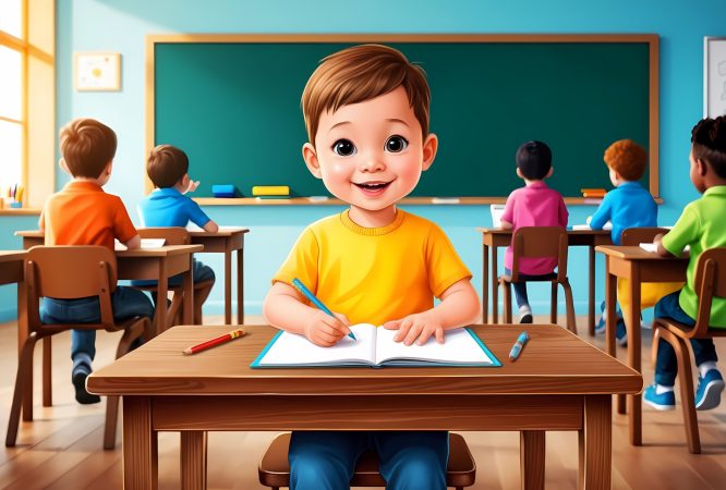 cartoon-students-school